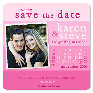 Stripes Calendar Magnet